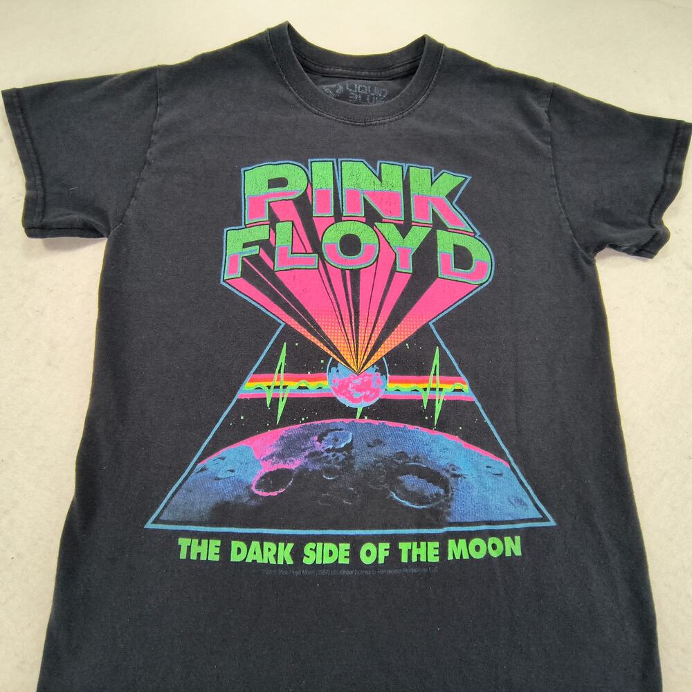 Pink Floyd The Dark Side Of The Moon Band T Shirt Womens Size Small S Black